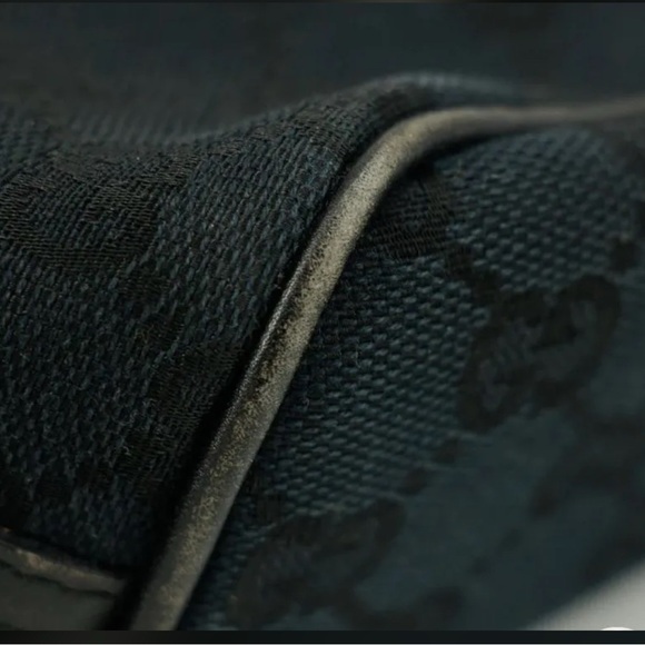 Gucci Black Monogram Boat Bag - Picture 5 of 8